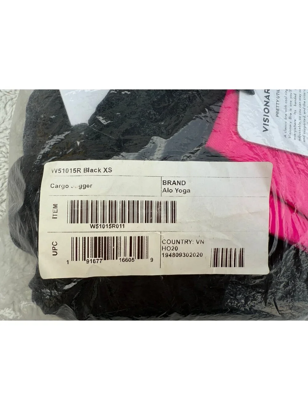 alo yoga bra & jogger set XS 10134